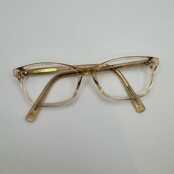 Christian Siriano Accessories - Christian Siriano Tan Crystal Glasses